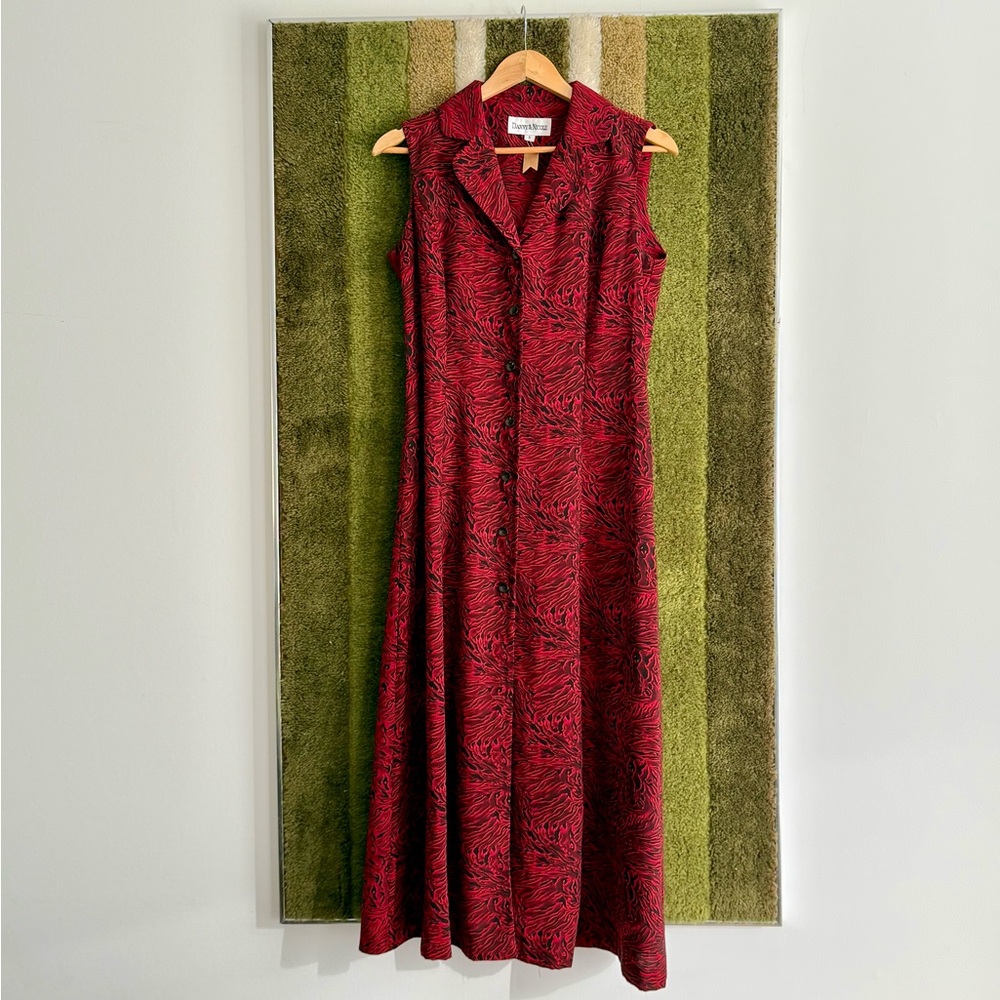 Vintage Patterned Dress
